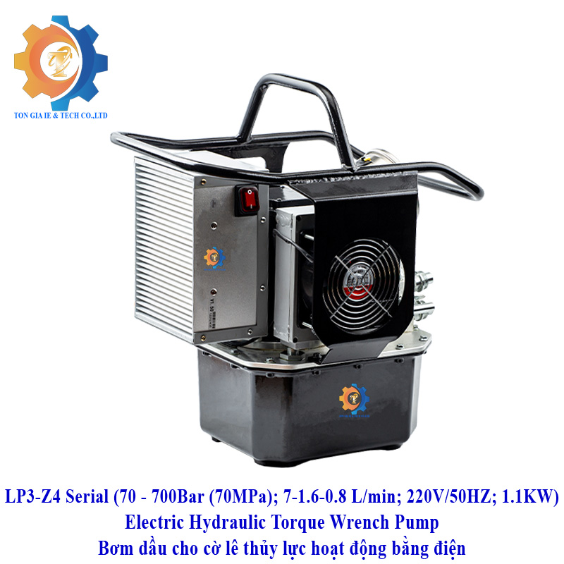 Electric Servo Motor Hydraulic Torque Wrench Pump LP3-Z4 - Ảnh 8