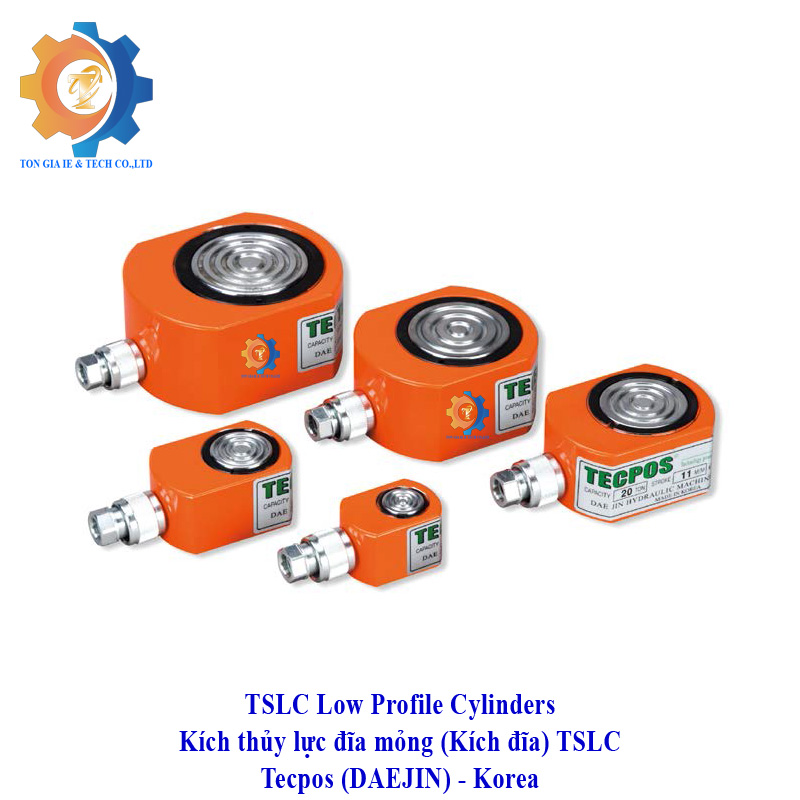 Kích thủy lực đĩa mỏng TSLC-2011 Tecpos Korea
