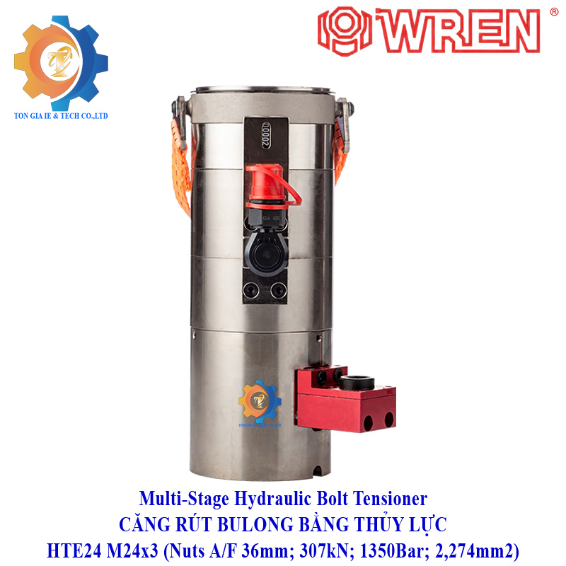 Căng rút bulong bằng thủy lực HTE24 M24x3 Wren China