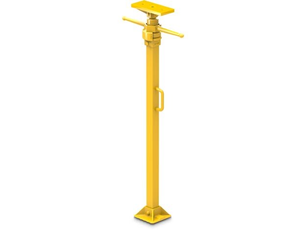 09821, Roof Support - Screw Extension, 5 ton (44,5 kN) Capacity, 30 in (762 mm) Stroke, 78 in (1981,2 mm) Maximum Height, S Type Head 9 x 4 in (228,6 x 101,6 mm) | Simplex - Simplex