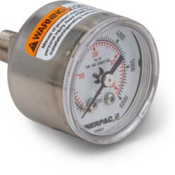1534R, Hydraulic Pressure Gauge, 1.5 in. Face, Rear Mount, 6,000 maximum psi - Enerpac