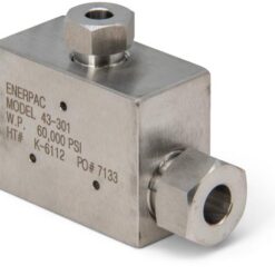 43300, Ultra-High Pressure Fitting, Tee, .38" cone - Enerpac