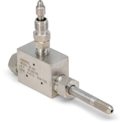 83011, Ultra-High Pressure Fitting, Cone Mount Gauge Adapter Set, .38" cone side, .25" cone gauge port - Enerpac
