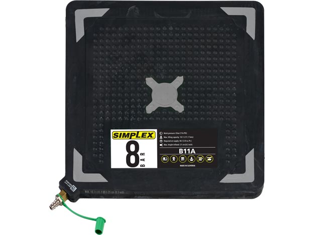 B11A, Air Lifting Bags, 11.1 T (10,1 t) Capacity, 8.3 in (210 mm) Maximum Height | Simplex - Simplex