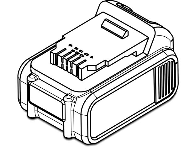 B185, DeWALT Lithium-ion Battery for EBC20E 230 V Cordless Bar Cutter - Enerpac