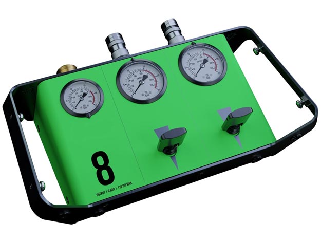 BC12A, Deluxe Dual Deadman Controller for Lifting Air Bags | Simplex - Simplex