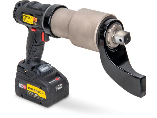 BTW3000B, Square Drive Battery Torque Wrench Set, 3000 ft. lbs Torque, 1 in. Square Drive, 115 V with USA-plug - Enerpac