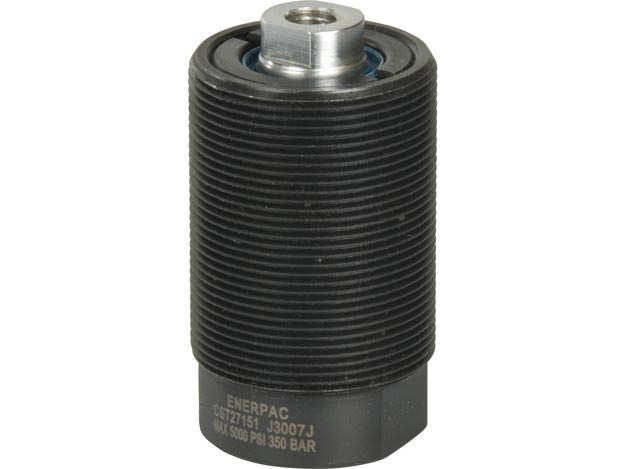 CST27152, 26,9 kN Capacity, 15,0 mm Stroke, Single-Acting, Threaded Body, Hydraulic Cylinder - Enerpac