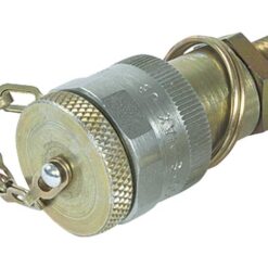 CT201, 1/4" NPTF, High Flow - Ram Coupler Half with Dust Cap | Simplex - Simplex