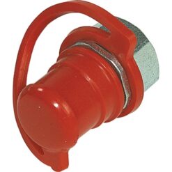 CT210, 1/4" NPTF, Flush Face / No Spill Hose Coupler Half with Dust Cap for Bolting Products | Simplex - Simplex