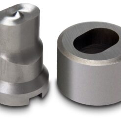 DS25, Punch and Die Set, Oblong Hole Shape, 0.50 x 0.75 in (12,7 x 19 mm) Hole Size | Simplex - Simplex