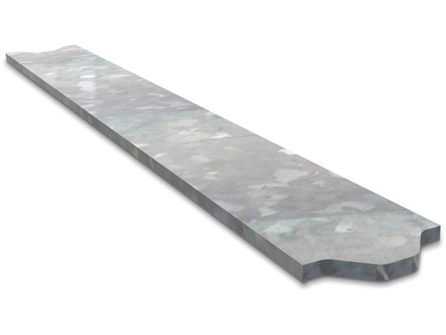 ETR-TP-015, Electric trolley track Plate, 1,5 meter long - Enerpac