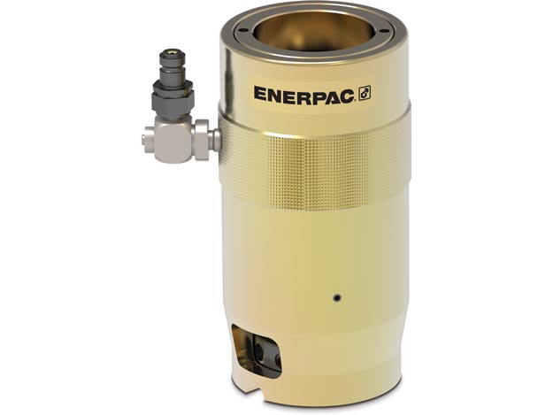 FTR15012510S, 150 ksi Grade Stud, Hydraulic Foundation Bolt Tensioner, 1.44 in Bolt Diameter, .39 in stroke, 2.25 in Nut A/F - Enerpac