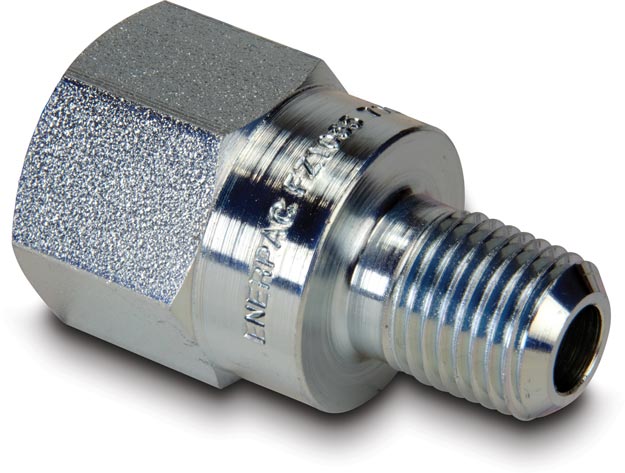 BFZ16324, High Pressure Fitting, Adaptor, 700 bar Maximum Operating Pressure, Connection from G3/8" to 3/8" NPTF - Enerpac