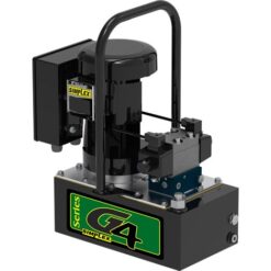 G4162, Electric Hydraulic Pump, 3/3 Solenoid Valve, 55 in3/min (901,3 cm3/min) Oil Flow at 10,000 psi (700 bar), 1.5 Gallon (5,68 l) Usable Oil, 115V | Simplex - Simplex