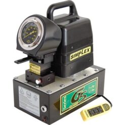 G5165, Electric Hydraulic Pump, 3/3 Solenoid Valve, 55 in3/min (901,3 cm3/min) Oil Flow at 10,000 psi (700 bar), 5 Gallon (18,93 l) Usable Oil, 115V | Simplex - Simplex