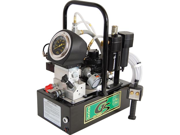 G5772T, Air Hydraulic Torque Wrench Pump, 4/2 Solenoid Valve, 55 in3/min (901,3 cm3/min) Oil Flow at 10,000 psi (700 bar), 1.5 Gallon (5,68 l) Usable Oil | Simplex - Simplex