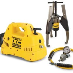 GPS14CE, 14 Ton, Hydraulic Sync Grip Puller Set with Cordless Pump 230V - Enerpac