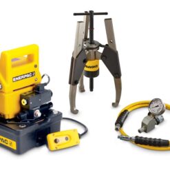 GPS14EE, 14 Ton, Hydraulic Sync Grip Puller Set with Electric Pump 230V - Enerpac