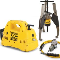 GPS24CE, 24 Ton, Hydraulic Sync Grip Puller Set with Cordless Pump 230V - Enerpac