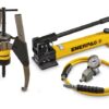 GPS24H, 24 Ton, Hydraulic Sync Grip Puller Set with Hand Pump - Enerpac