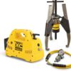 GPS36CE, 36 Ton, Hydraulic Sync Grip Puller Set with Cordless Pump 230V - Enerpac