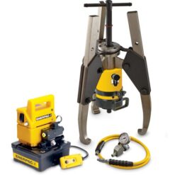 GPS64EE, 50 Ton, Hydraulic Sync Grip Puller Set with Electric Pump 230V - Enerpac