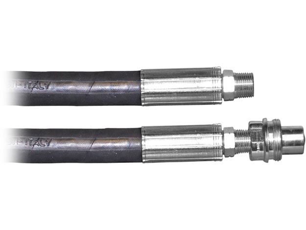 HDC3, 3 ft (0,9 m) High Flow High Presure Hydraulic Hose, 0.38 in (9,7 mm) Internal Diameter | Simplex - Simplex