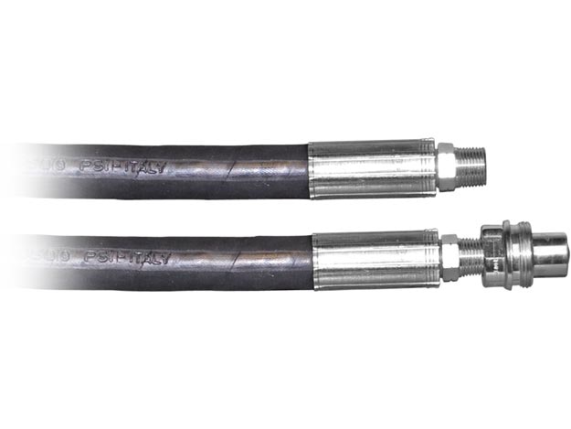 HEC6, 6 ft (1,8 m) Heavy-Duty High Pressure Hydraulic Hose, 0.25 in (6,4 mm) Internal Diameter | Simplex - Simplex