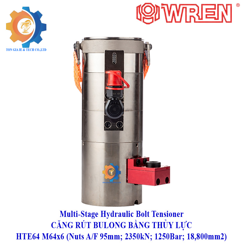 Căng rút bulong bằng thủy lực HTE64 M64x6 Wren China