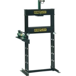 IMD1010, 10 Ton (89 kN), H-Frame Hydraulic Press with RDA1010 Double-Acting Cylinder and P140D Hand Pump | Simplex - Simplex