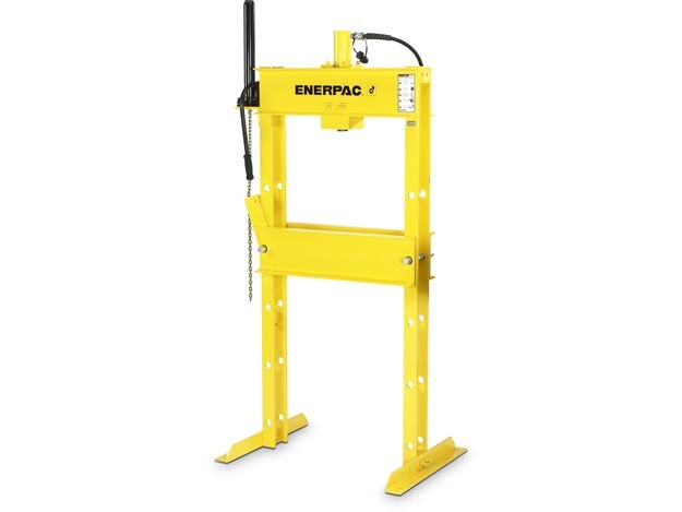 IPE5005, 50 Ton, H-Frame Hydraulic Press with Electric Pump and Manual Valve - Enerpac