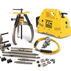 LGHMS310CE, 10 Ton, 3 Jaw, Hydraulic Lock-Grip Master Puller Set with Cordless Pump, 230V - Enerpac