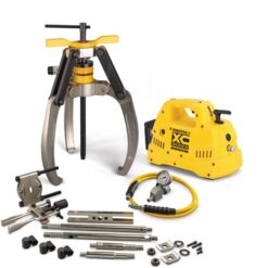 LGHMS324CB, 24 Ton, 3 Jaw, Hydraulic Lock-Grip Master Puller Set with Cordless Pump, 115V - Enerpac