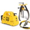 LGHS310CB, 10 Ton, 3 Jaw, Hydraulic Lock-Grip Puller Set with Cordless Pump, 115V - Enerpac