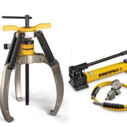LGHS324H, 24 Ton, 3 Jaw, Hydraulic Lock-Grip Puller Set with Hand Pump - Enerpac