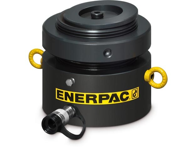 LPL2502, 286 ton Capacity, 1.77 in Stroke, Low Height, Lock Nut Hydraulic Cylinder - Enerpac