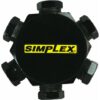 M3, 6 Port Inline Hex Manifold | Simplex - Simplex
