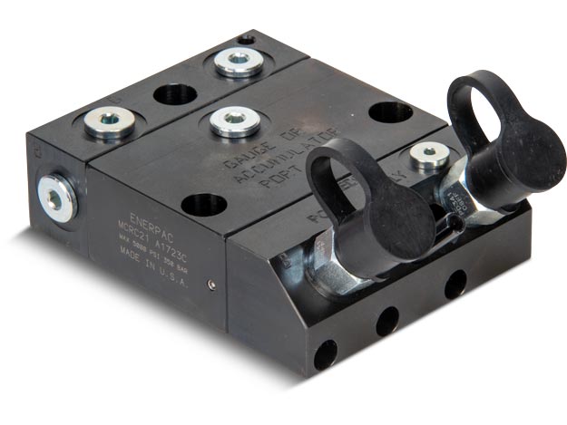 MCRC21, Manual Coupler, Pallet Reciever with P.O. Check - Enerpac