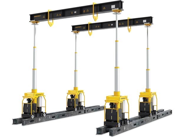 ML40W, 45 Ton, Portable Hydraulic Gantry, 380-415 VAC - Enerpac