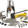 MPS14H, 14 Ton, Hydraulic Sync Grip Master Puller Set with Hand Pump - Enerpac