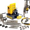 MPS24EE, 24 Ton, Hydraulic Sync Grip Master Puller Set with Electric Pump 230V - Enerpac