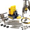 MPS36EB, 36 Ton, Hydraulic Sync Grip Master Puller Set with Electric Pump 115V - Enerpac