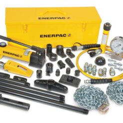 MS24, 2.5 Ton, Hydraulic Cylinder and Hand Pump Set with 33 Cylinder Attachments - Enerpac
