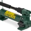 P20, Two Speed, Compact Steel Hydraulic Hand Pump, 0.17 in3 (2,8 cm3) Oil Flow per Stroke at 2,850 psi (197 bar), 15 in3 (250 cm2) Usable Oil | Simplex - Simplex