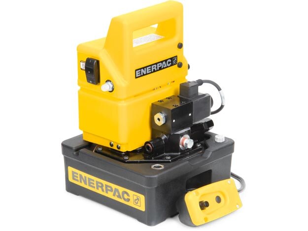 PUD1100E, Two Speed, Economy Electric Hydraulic Pump, Dump Valve, 230V, For use with Single-Acting Cylinders - Enerpac