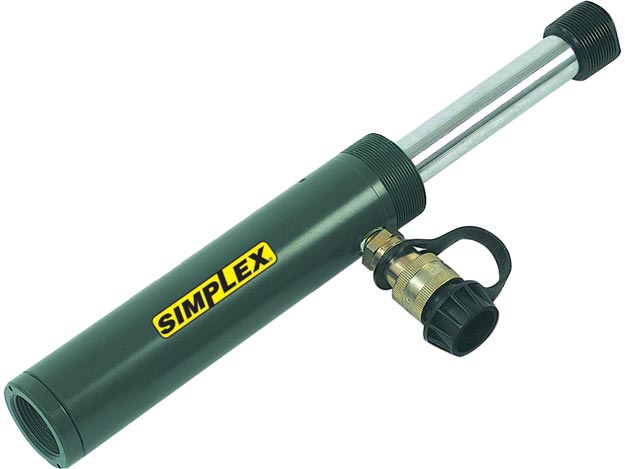 RP55A, 5 ton (44,5 kN) Capacity, 5.5 in (139,7 mm) Stroke, Single-Acting, Hydraulic Pull Cylinder | Simplex - Simplex