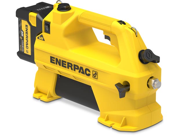 SC1201ME, Cordless Hydraulic Pump, 3/2 Valve, 61 in3 Usable Oil, Batteries and Charger Included, 230V, Europe - Enerpac