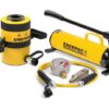SCH603H, 60 Ton, 3 in Stroke, Hollow Hydraulic Cylinder and Hand Pump Set - Enerpac