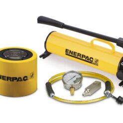 SCL1002H, 100 Ton, 2.25 in Stroke, Low Height Hydraulic Cylinder and Hand Pump Set - Enerpac